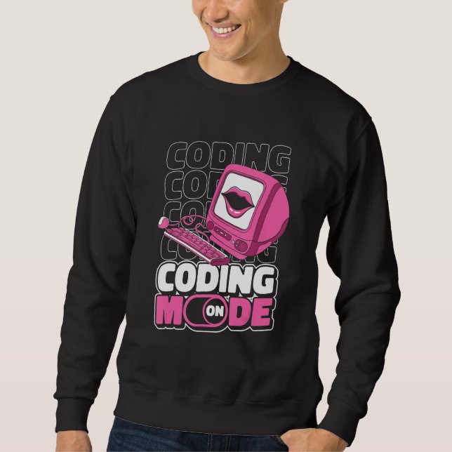 Sudadera Modo Programador Activado Programación Desarrollad (Anverso)