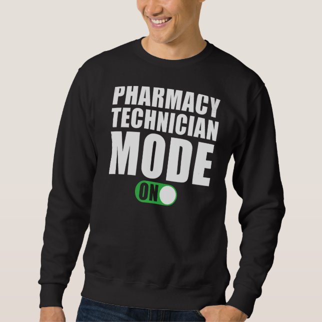 Sudadera Modo Técnico de Farmacia en Técnico de Farmacia (Anverso)