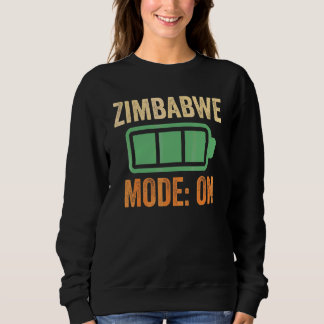 Sudadera Modo Zimbabue en diseño de batería