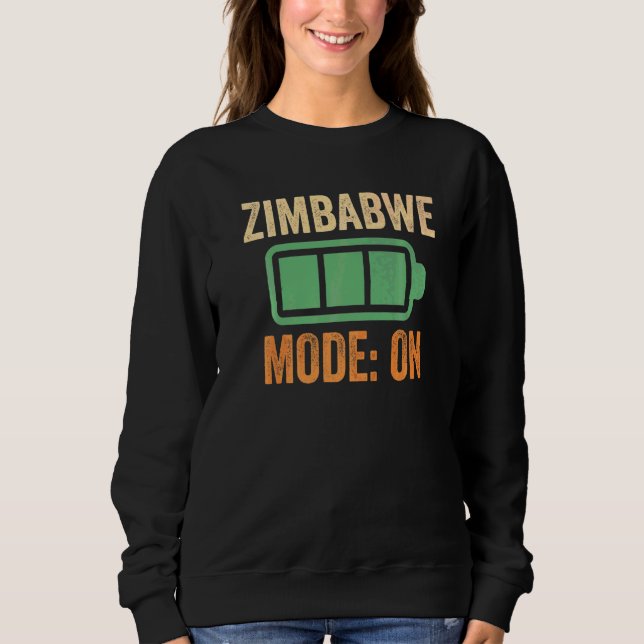 Sudadera Modo Zimbabwe en batería (Anverso)