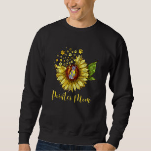 Sudadera Mola de girasol de caza de mariscos de marihuana d