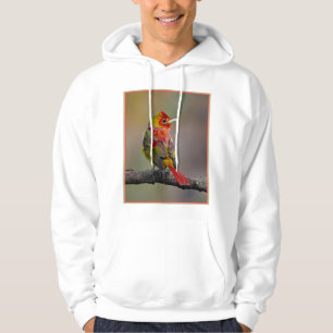 Sudadera Moldura de Tanager de escarlata - Fotografía origi