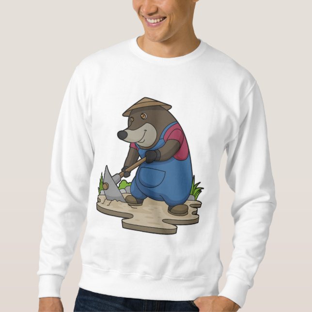 Sudadera Mole como granjero (Anverso)