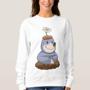 Sudadera Mole con la flor de margarita