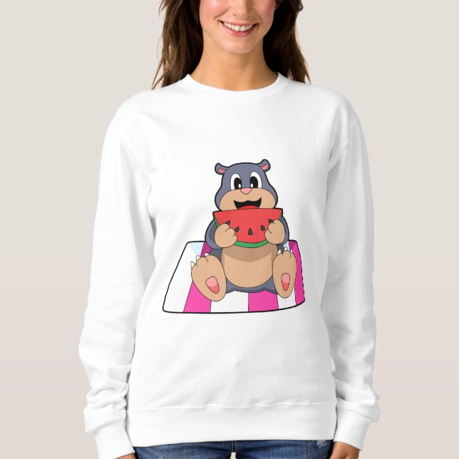 Sudadera Mole con sandía. PNG (Anverso)
