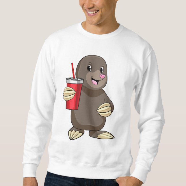 Sudadera Mole con taza para beber (Anverso)
