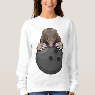 Sudadera Mole en el Bowling con bolas