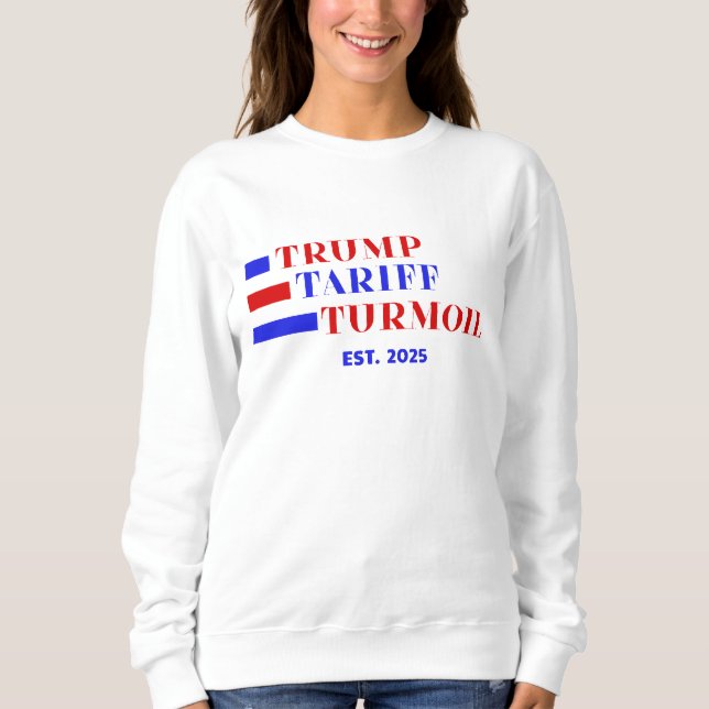 SUDADERA MOLESTIA ARANCELARIA TRUMP (Anverso)