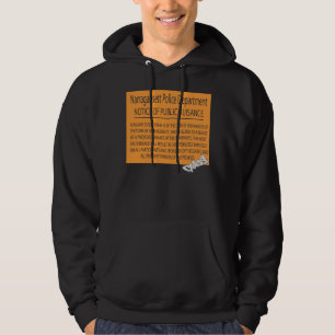 Sudadera molestia pública
