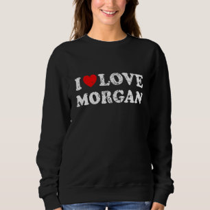 Sudadera Molesto Grunge Desgastado Estilo que amo a Morgan