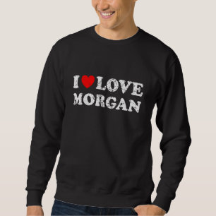Sudadera Molesto Grunge Desgastado Estilo que amo a Morgan