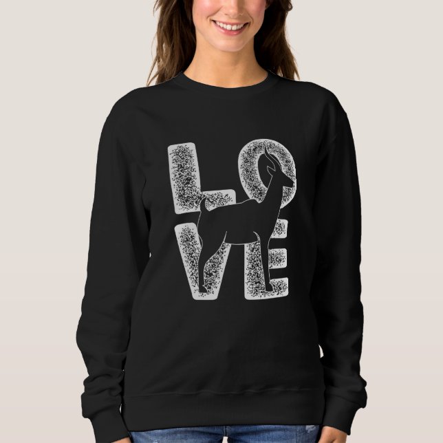Sudadera Molesto Me Encanta La Idea De Antelope Para Animal (Anverso)