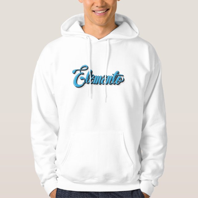 Sudadera Moletom com Capuz Elemento Lettering (Anverso)