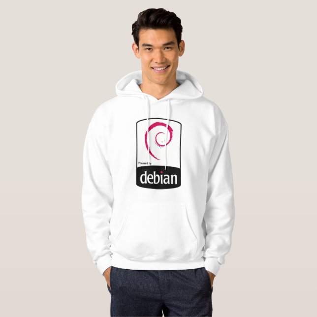 Sudadera Moletom Debian Powered (Anverso completo)