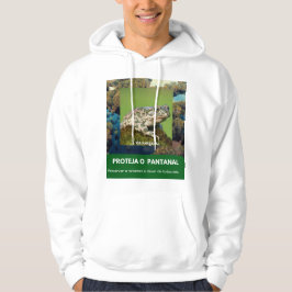Sudadera Moletom Masculino Básico com Capuz Via Pantanal