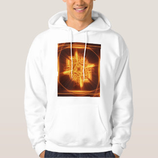 Sudadera Moletom símbolo laranja de fogo
