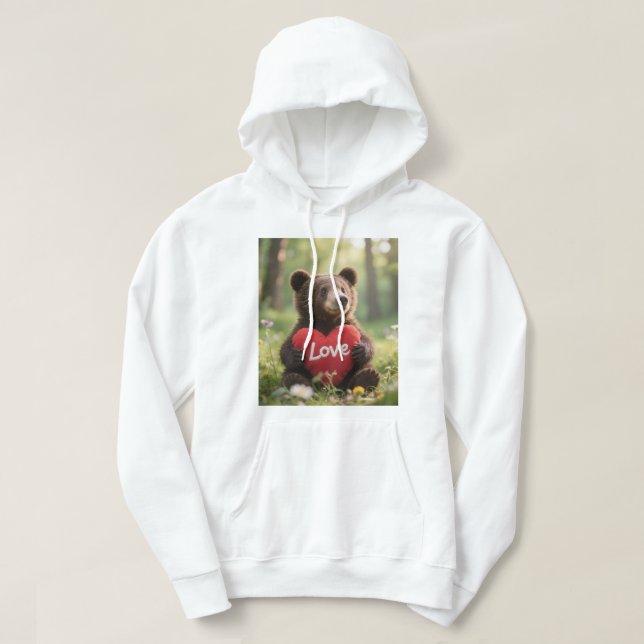 Sudadera Moletom ursinho fofo (Diseño del anverso)