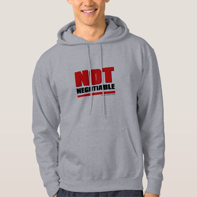 Sudadera Moleton Not Negotiable Capuz (Anverso)