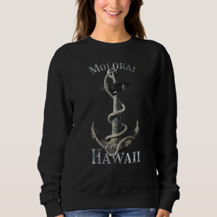 Sudadera Molokai Hawaii Vacaciones Ancla Náutica