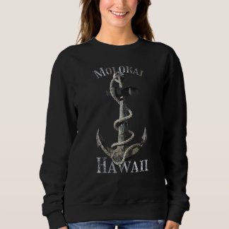 Sudadera Molokai Hawaii Vacaciones Ancla Náutica