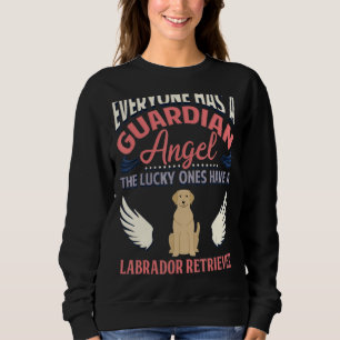 Sudadera Mom Dad Labrador Retriever Angel