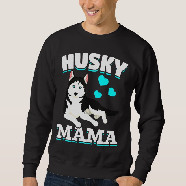 Sudadera Mom Dog Husky (Anverso)