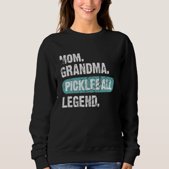 Sudadera Mom Grandma Pickleball Legend Retro Vintage Mother (Anverso)