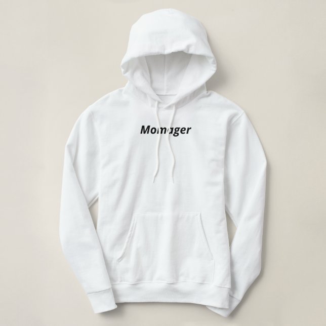 Sudadera Momager Hoodie (Diseño del anverso)