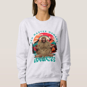 Sudadera Momento del Maestro Zen Bigfoot Arte Retro de Medi