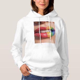Sudadera Momento sonriente del pintalabios