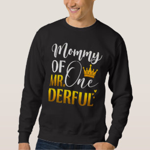 Sudadera Momia Del Sr. Un Derful First Birthday Party