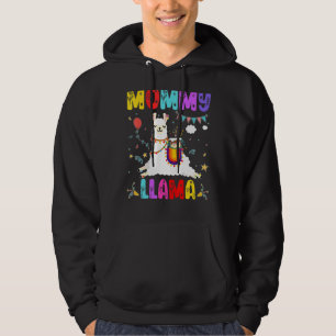 Sudadera Mommy Llama Cumpleaños Llama Alpaca Familia B D D