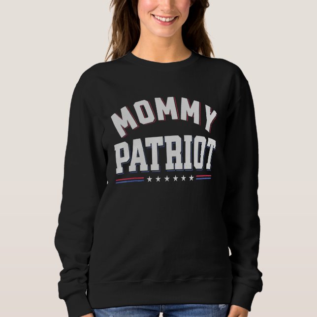 Sudadera Mommy Patrtiot  Matching 4th Of July For Mom (Anverso)