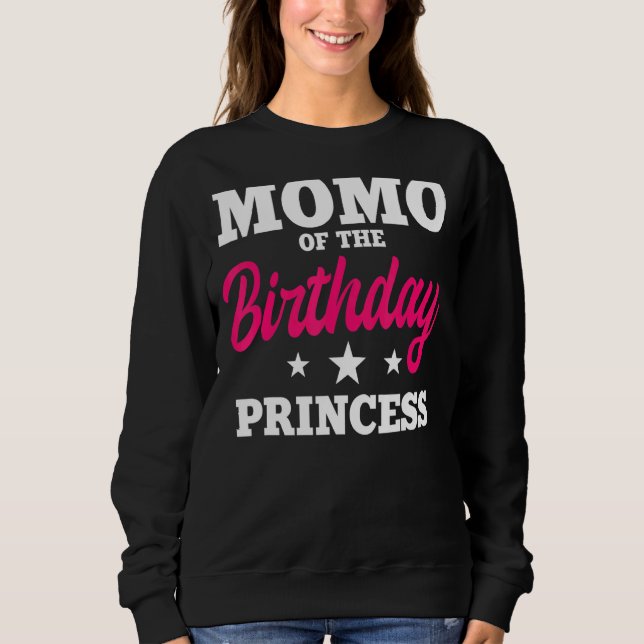 Sudadera Momo De La Princesa Nacida Fiesta Bday Celebrati (Anverso)