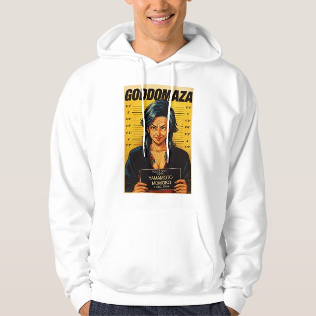 SUDADERA MOMOKO MUGSHOT VINTAGE HOODIE (Anverso)