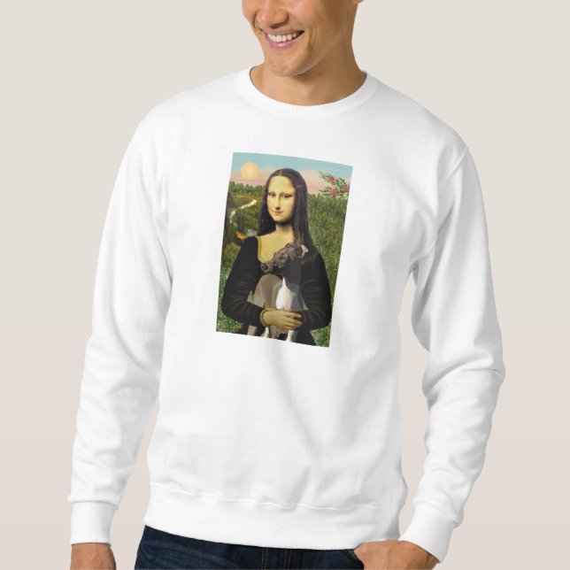 Sudadera Mona Lisa - Greyhound italiano (Anverso)