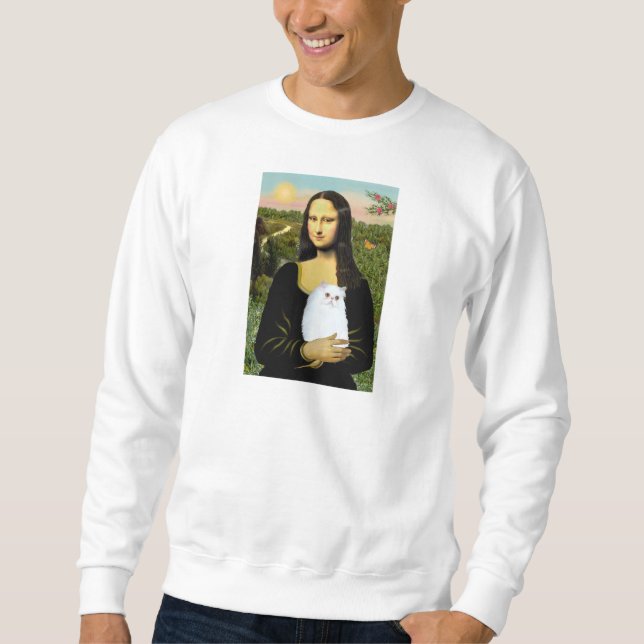 Sudadera MonaLisa - Gatito persa blanco #49 (Anverso)