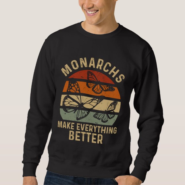 Sudadera Monarch Butterfly Insect Collector Entomologist 4 (Anverso)