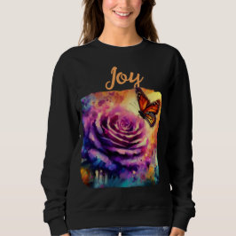 Sudadera Monarch Butterfly Rosa Purple Naranja Sunset