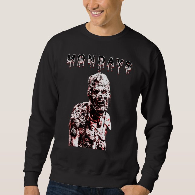 Sudadera Mondays Zombie (Anverso)