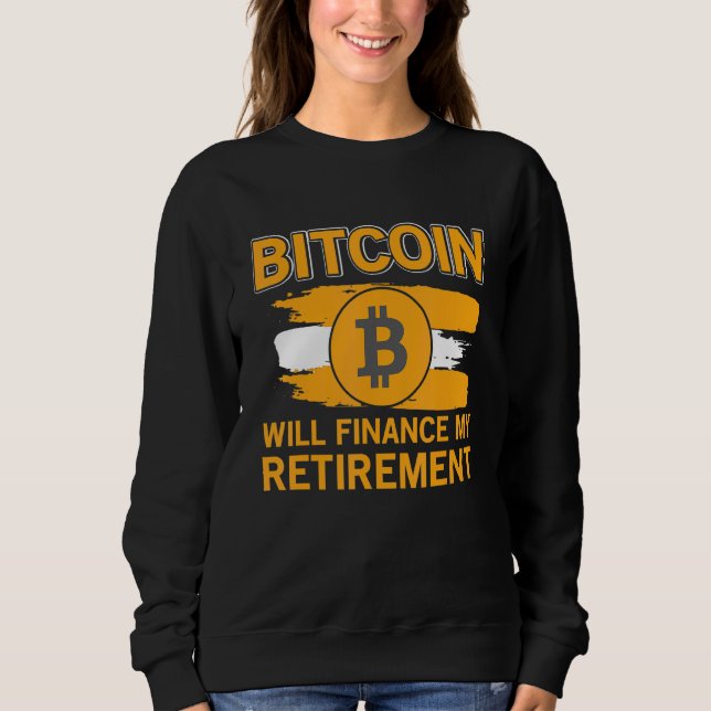 Sudadera Moneda de criptografía de retiro de bitcoin (Anverso)