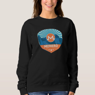 Sudadera Moneda De La Montaña Monero Xmr Sunset Crypto