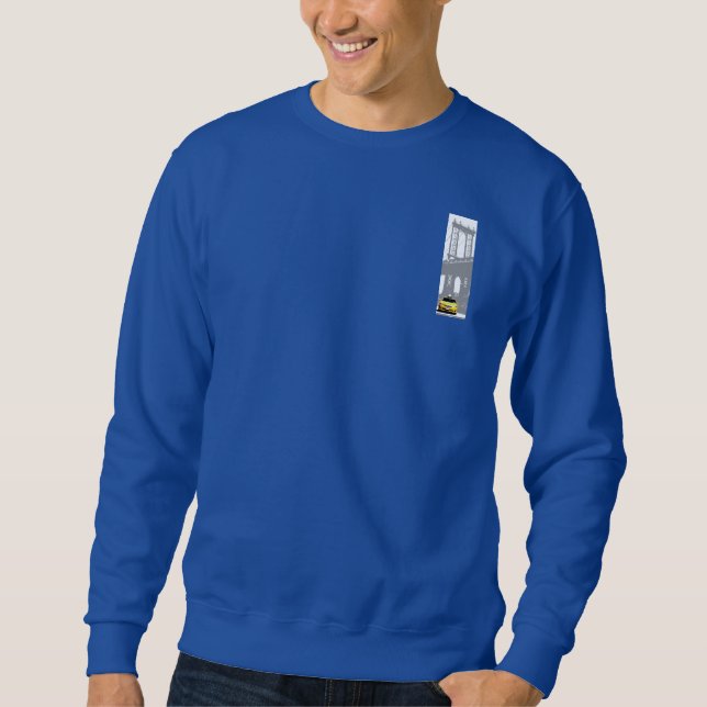 Sudadera Monedas del puente Brooklyn de Nueva York amarillo (Anverso)