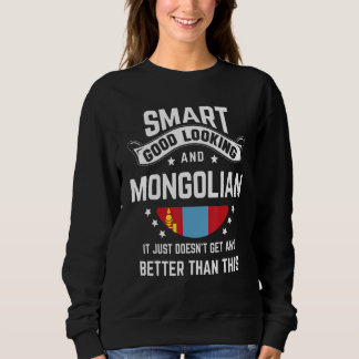 Sudadera Mongolian Flag Native Pride  Mongolia Mongolian Ro