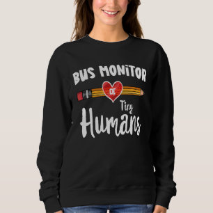 Sudadera Monitor De Autobús De Pequeños Humans Team Monitor