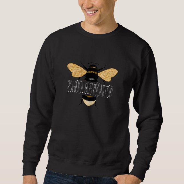 Sudadera Monitora de Autobús Escolar Femenino Abeja    Maes (Anverso)