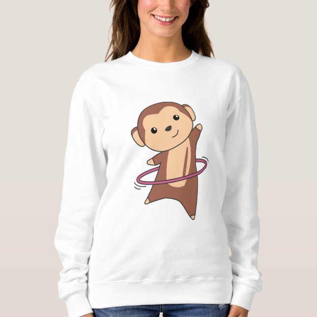 Sudadera Monkey Hullern Funny Dancing Sport Huller Neutrale (Anverso)