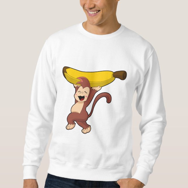 Sudadera Monkey with Banana (Anverso)