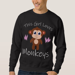 Sudadera Mono A ESTE CHICA LE ENCANTA EL DINERO ACOGEDOR DE