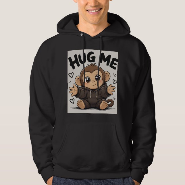 Sudadera Mono Abrázame (Anverso)